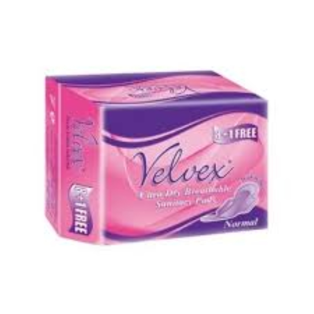 VELVEX SANITARY NAPKINS NORMAL 8+1FREE